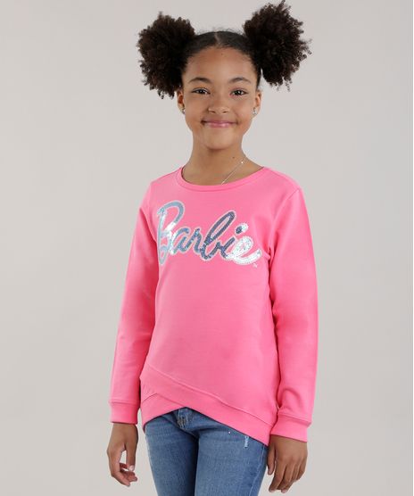 Blusao-em-Moletom-Barbie-com-Paete-Rosa-8698664-Rosa_1