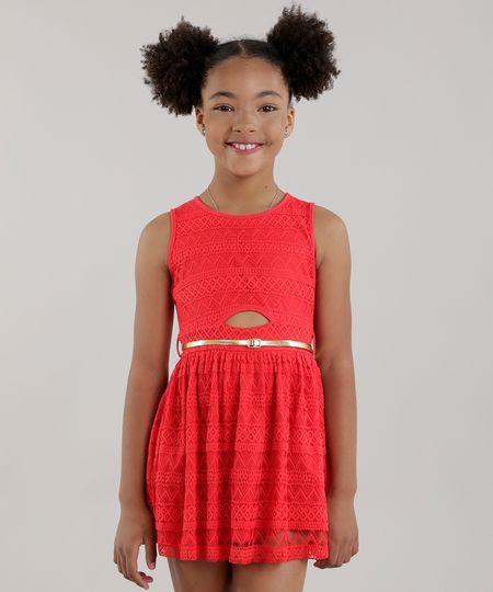 Vestido-em-Renda-com-Cinto-Vermelho-8704931-Vermelho_1 Vestido-em-Renda-com-Cinto-Vermelho-8704931-Vermelho_1