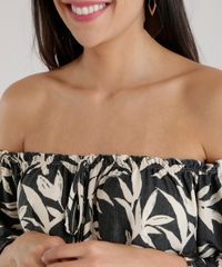 Vestido-Ombro-a-Ombro-Estampado-de-Folhagens-Verde-Militar-8713747-Verde_Militar_4