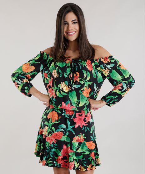 Vestido-Ombro-a-Ombro-Estampado-Floral-Preto-8713741-Preto_1