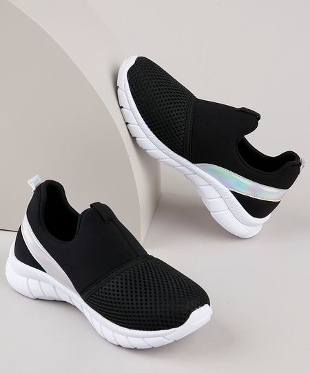 Tenis-Infantil-Palomino-Running-com-Recorte-Holografico-e-Respiro--Preto-9914116-Preto_1