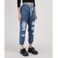 Calca-Jeans-Feminina-Jogger-Cintura-Super-Alta-Destroyed-com-Cadarco--Hi-Bye--Azul-Escuro-9944873-Azul_Escuro_1