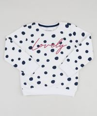 Blusao-de-Moletom-Infantil--Lovely--Estampado-de-Poa-Decote-Redondo-Branco-9944987-Branco_1