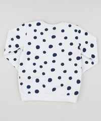 Blusao-de-Moletom-Infantil--Lovely--Estampado-de-Poa-Decote-Redondo-Branco-9944987-Branco_2