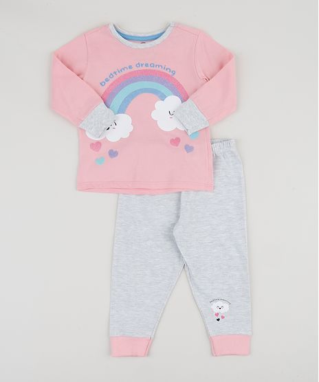 Pijama-Infantil-Arco-Iris-Manga-Longa--Rosa-9942766-Rosa_1