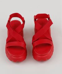 Papete-Feminina-Oneself-Flatform-Tratorada-com-Velcro-Vermelha-9950554-Vermelho_5