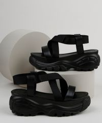 Papete-Feminina-Oneself-Flatform-Tratorada-com-Velcro-Preta-9950555-Preto_1