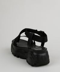Papete-Feminina-Oneself-Flatform-Tratorada-com-Velcro-Preta-9950555-Preto_4