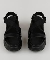 Papete-Feminina-Oneself-Flatform-Tratorada-com-Velcro-Preta-9950555-Preto_5