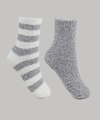 Kit-de-2-Meias-de-Inverno-Femininas-Cano-Alto-Chenille-Multicor-9837832-Multicor_1
