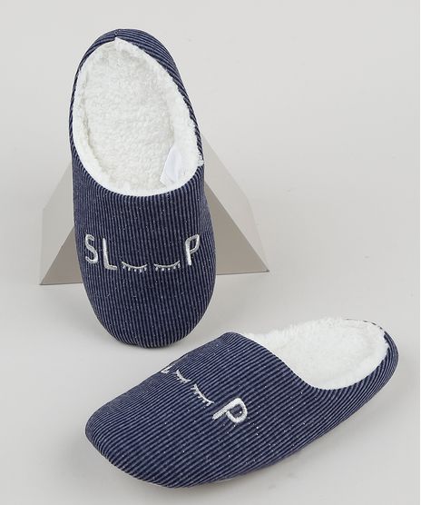 Pantufa-Slipper-de-Pelo-Feminina-Cilios-Estampada-Listrada-Cinza-9860467-Cinza_1