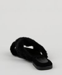 Rasteirinha-de-Pelo-Feminina-Oneself-Tiras-Cruzadas-Preta-9952237-Preto_4