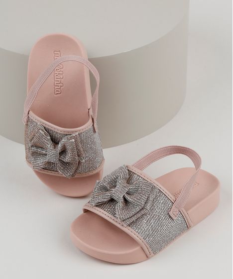 chinelo slide molekinha bebe