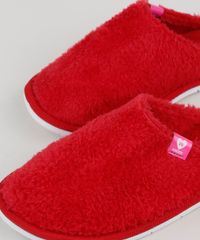 Pantufa-Slipper-de-Pelo-Infantil-Molekinha-Vermelha-9952646-Vermelho_6