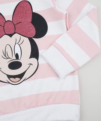 Blusao-de-Moletom-Infantil-Minnie-Listrado-Decote-Redondo-Branco-9947801-Branco_4