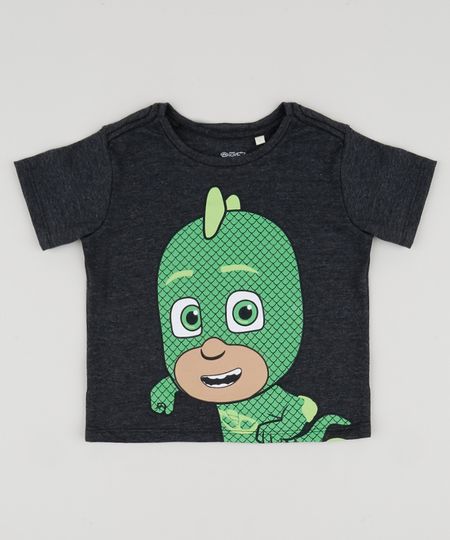 Camiseta-Infantil-PJ-Masks-Lagartixo-Manga-Curta-Cinza-Mescla-Escuro-9945350-Cinza_Mescla_Escuro_1