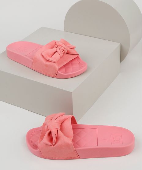 Chinelo-Slide-Feminino-Moleca-com-Laco-em-Suede-Rosa-9952630-Rosa_1