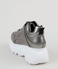 Tenis-Feminino-Oneself-Sneaker-Chunky-Metalizado-Prateado-9949547-Prateado_3