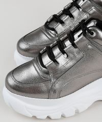 Tenis-Feminino-Oneself-Sneaker-Chunky-Metalizado-Prateado-9949547-Prateado_4
