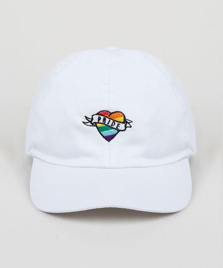Bone-Masculino-Aba-Curva--Pride---Branco-9946711-Branco_1