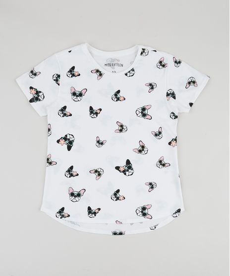 Blusa-Juvenil-Estampada-de-Cachorros-Manga-Curta-Off-White-9943659-Off_White_1