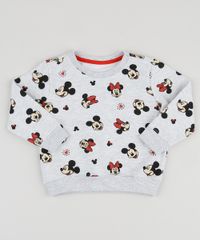Blusao-de-Moletom-Infantil-Mickey-e-Minnie-Estampado-Decote-Redondo-Cinza-Mescla-Claro-9944596-Cinza_Mescla_Claro_1