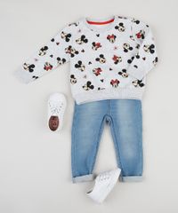 Blusao-de-Moletom-Infantil-Mickey-e-Minnie-Estampado-Decote-Redondo-Cinza-Mescla-Claro-9944596-Cinza_Mescla_Claro_3