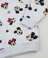 Blusao-de-Moletom-Infantil-Mickey-e-Minnie-Estampado-Decote-Redondo-Cinza-Mescla-Claro-9944596-Cinza_Mescla_Claro_4