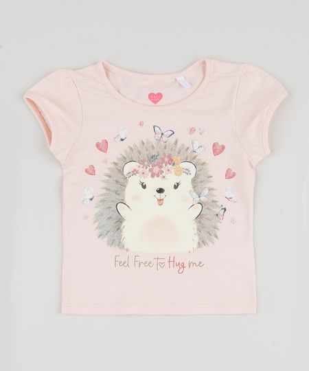 Blusa-Infantil-Porco-Espinho-Manga-Curta-Rose-9943365-Rose_1