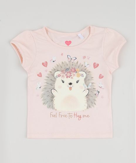 Blusa-Infantil-Porco-Espinho-Manga-Curta-Rose-9943365-Rose_1