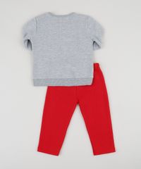 Conjunto-Infantil-Mickey-de-Blusao-Cinza-Mescla---Calca-de-Moletom-Vermelho-9948042-Vermelho_2