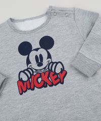 Conjunto-Infantil-Mickey-de-Blusao-Cinza-Mescla---Calca-de-Moletom-Vermelho-9948042-Vermelho_4