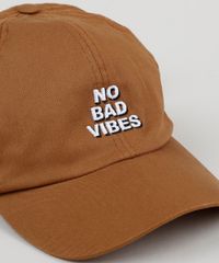 Bone-Masculino-Aba-Curva--No-Bad-Vibes---Caramelo-9946716-Caramelo_2