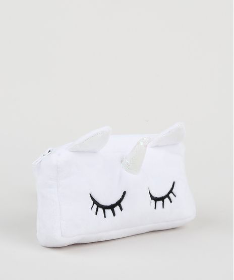 Necessaire-Feminina-Unicornio-com-Bordado-e-Orelha-Branca-9949221-Branco_1