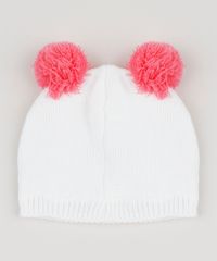 Kit-Infantil-de-Gorro-de-Trico-Marie-Branco---Luva-Rosa-9784984-Rosa_3