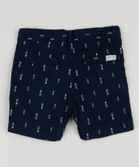 Bermuda-de-Sarja-Infantil-Alfaiatada-Estampada-de-Flechas-Azul-Escuro-9945182-Azul_Escuro_2