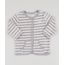 Cardigan-de-Plush-Infantil-Listrado-com-Bolsos-Cinza-Mescla-9757327-Cinza_Mescla_1