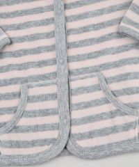 Cardigan-de-Plush-Infantil-Listrado-com-Bolsos-Cinza-Mescla-9757327-Cinza_Mescla_5