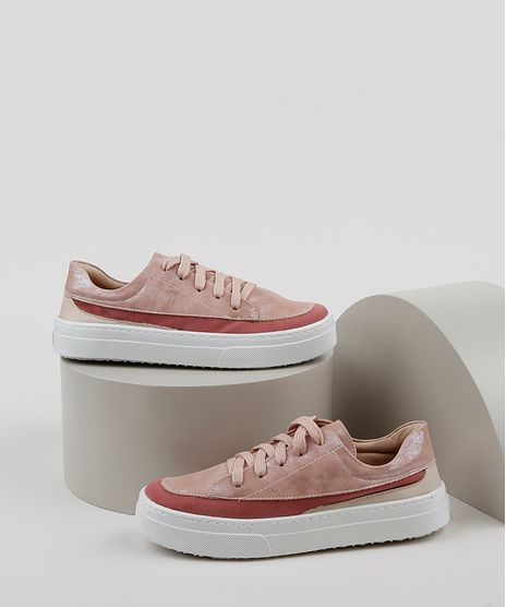 Tenis-Infantil-Palomino-com-Recortes-Rose-9952547-Rose_1