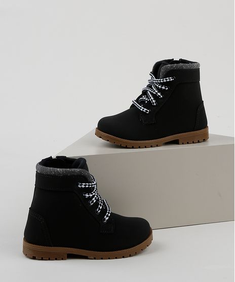 Bota-Coturno-Infantil-Baby-Club-com-Recorte-em-Moletom-Preta-9926412-Preto_1