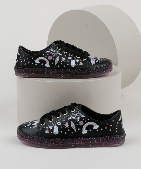 Tenis-Infantil-Molekinha-Estampado-de-Unicornios-Preto-9952676-Preto_1