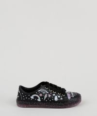 Tenis-Infantil-Molekinha-Estampado-de-Unicornios-Preto-9952676-Preto_2