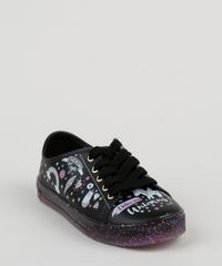 Tenis-Infantil-Molekinha-Estampado-de-Unicornios-Preto-9952676-Preto_3