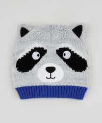 Gorro-de-Trico-Infantil-Guaxinim-Cinza-Claro-9785289-Cinza_Claro_1