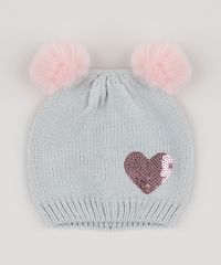Gorro-de-Trico-Infantil-Coracao-Cinza-Claro-9785362-Cinza_Claro_1