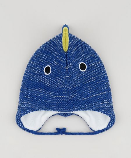 Gorro-de-Trico-Infantil-Dinossauro-Azul-Marinho-9785291-Azul_Marinho_1