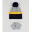 Kit-Infantil-de-Gorro-de-Trico--Listrado---Luva-Cinza-Mescla-9784977-Cinza_Mescla_1