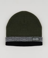 Gorro-de-Trico-Infantil-com-Listras-Verde-Escuro-9785359-Verde_Escuro_1