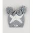 Gorro-de-Trico-Infantil-Estrela-com-Pompons-Cinza-9785474-Cinza_1