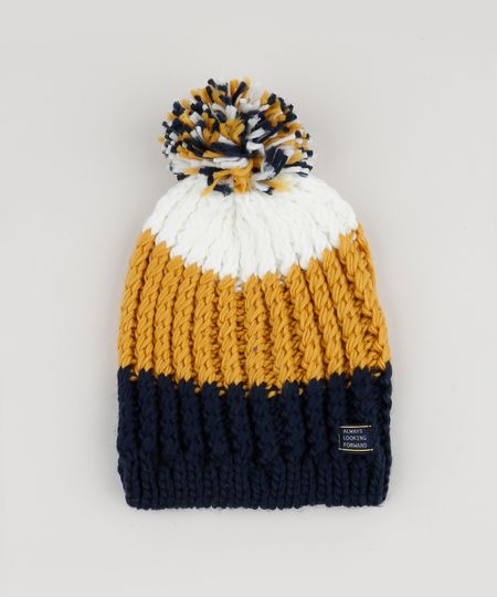 Gorro-de-Trico-Infantil-Listrado-Azul-Marinho-9785366-Azul_Marinho_1